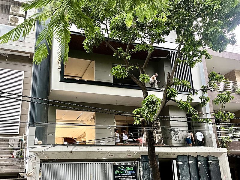 Site A — Stilt + 4 redevelopment, the completed facade